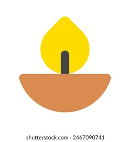 Icono de Vector de lámpara de aceite. Wellness, spa, relajación. Parte de una gran familia de iconos. Perfecto para interfaces de Web y App, presentaciones, infografías, etc