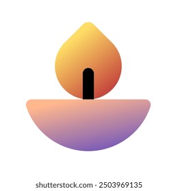Icono de Vector de lámpara de aceite editable. Bienestar, spa, relajación. Parte de una gran familia de iconos. Perfecto para interfaces de Web y App, presentaciones, infografías, etc