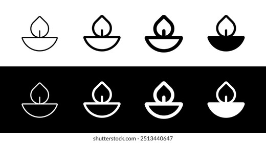 Editable oil lamp vector icon. Wellness, spa, relaxation. Part of a big icon set family. Perfect for web and app interfaces, presentations, infographics, etc