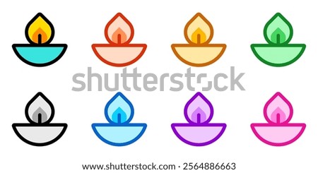 Editable oil lamp vector icon. Wellness, spa, relaxation. Part of a big icon set family. Perfect for web and app interfaces, presentations, infographics, etc