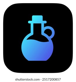 Bearbeitbares Olivenöl-Vektorsymbol. Teil einer großen Ikone-Set-Familie. Perfekt für Web- und App-Schnittstellen, Präsentationen, Infografiken usw.