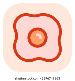 Editable omelet, fried egg vector icon. Part of a big icon set family. Perfect for web and app interfaces, presentations, infographics, etc