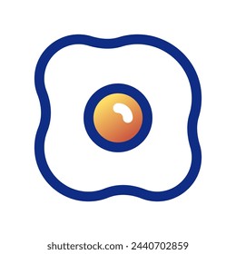 Editable omelet, fried egg vector icon. Part of a big icon set family. Perfect for web and app interfaces, presentations, infographics, etc