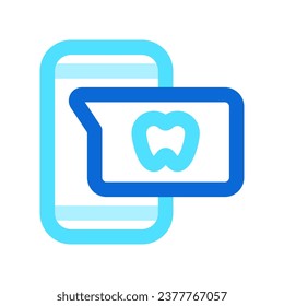 Editable online dentist appointment vector icon. Dentistry, healthcare, medical. Part of a big icon set family. Perfect for web and app interfaces, presentations, infographics, etc