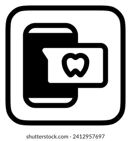 Editable online dentist appointment vector icon. Dentistry, healthcare, medical. Part of a big icon set family. Perfect for web and app interfaces, presentations, infographics, etc