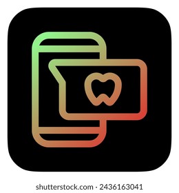 Editable online dentist appointment vector icon. Dentistry, healthcare, medical. Part of a big icon set family. Perfect for web and app interfaces, presentations, infographics, etc