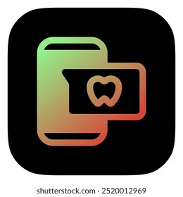 Editable online dentist appointment vector icon. Dentistry, healthcare, medical. Part of a big icon set family. Perfect for web and app interfaces, presentations, infographics, etc