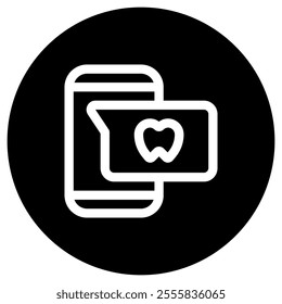 Editable online dentist appointment vector icon. Dentistry, healthcare, medical. Part of a big icon set family. Perfect for web and app interfaces, presentations, infographics, etc