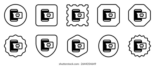 Editable online dentist appointment vector icon. Dentistry, healthcare, medical. Part of a big icon set family. Perfect for web and app interfaces, presentations, infographics, etc