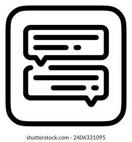 Editable online forum, discussion vector icon. Online learning, course, tutorial. Part of a big icon set family. Perfect for web and app interfaces, presentations, infographics, etc