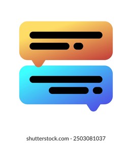 Editable online forum, discussion vector icon. Online learning, course, tutorial. Part of a big icon set family. Perfect for web and app interfaces, presentations, infographics, etc