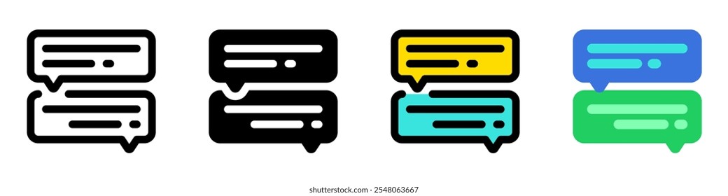 Editable online forum, discussion vector icon. Online learning, course, tutorial. Part of a big icon set family. Perfect for web and app interfaces, presentations, infographics, etc