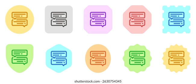 Editable online forum, discussion vector icon. Online learning, course, tutorial. Part of a big icon set family. Perfect for web and app interfaces, presentations, infographics, etc
