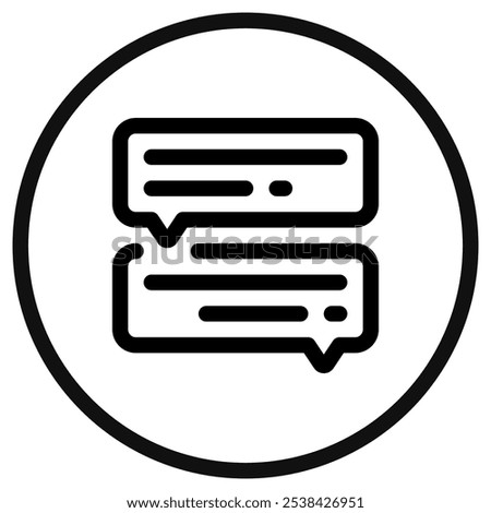 Editable online forum, discussion vector icon. Online learning, course, tutorial. Part of a big icon set family. Perfect for web and app interfaces, presentations, infographics, etc