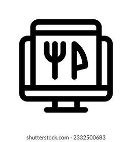 Editable online order, computer, website vector icon. Part of a big icon set family. Perfect for web and app interfaces, presentations, infographics, etc
