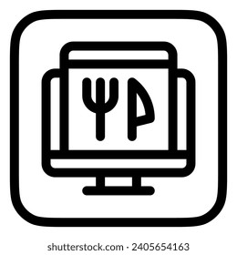 Editable online order, computer, website vector icon. Part of a big icon set family. Perfect for web and app interfaces, presentations, infographics, etc
