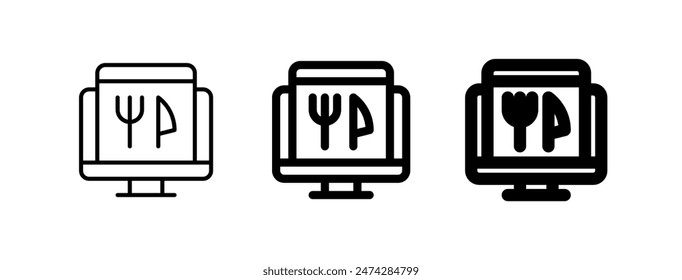 Editable online order, computer, website vector icon. Part of a big icon set family. Perfect for web and app interfaces, presentations, infographics, etc