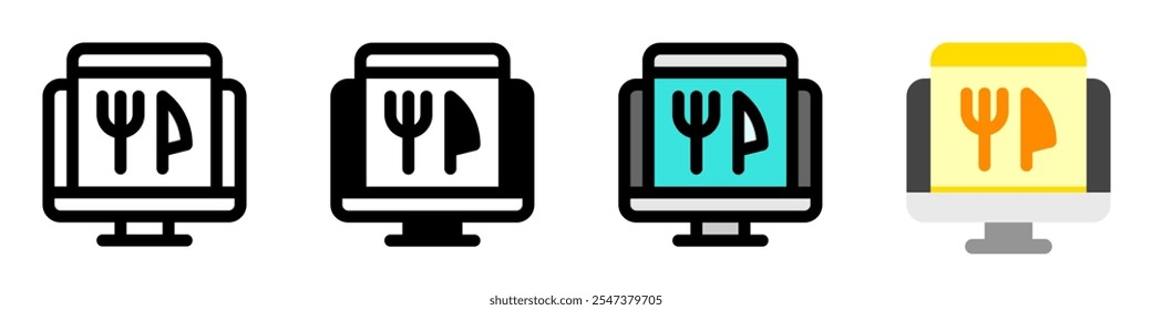 Editable online order, computer, website vector icon. Part of a big icon set family. Perfect for web and app interfaces, presentations, infographics, etc