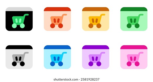 Editable online store website vector icon. SEO, marketing, business. Part of a big icon set family. Perfect for web and app interfaces, presentations, infographics, etc