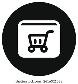 Editable online store website vector icon. SEO, marketing, business. Part of a big icon set family. Perfect for web and app interfaces, presentations, infographics, etc