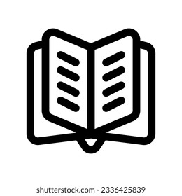 Editable open book vector icon. Reading, literature, library, education. Part of a big icon set family. Perfect for web and app interfaces, presentations, infographics, etc