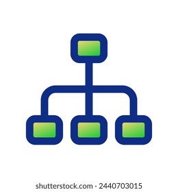 Editable organization chart vector icon. Part of a big icon set family. Perfect for web and app interfaces, presentations, infographics, etc