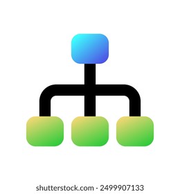Editable organization chart vector icon. Part of a big icon set family. Perfect for web and app interfaces, presentations, infographics, etc