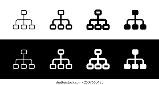 Editable organization chart vector icon. Part of a big icon set family. Perfect for web and app interfaces, presentations, infographics, etc