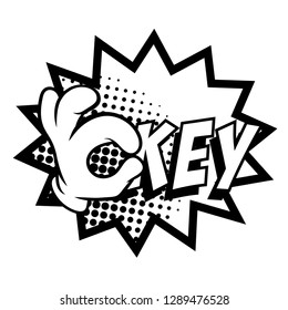 editable outline comic balloon text vector, modern design, with halftone and retro style, simple model 