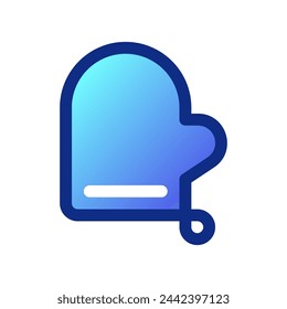 Editable oven mitten vector icon. Part of a big icon set family. Perfect for web and app interfaces, presentations, infographics, etc