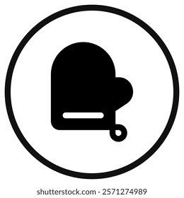 Editable oven mitten vector icon. Part of a big icon set family. Perfect for web and app interfaces, presentations, infographics, etc
