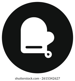 Editable oven mitten vector icon. Part of a big icon set family. Perfect for web and app interfaces, presentations, infographics, etc