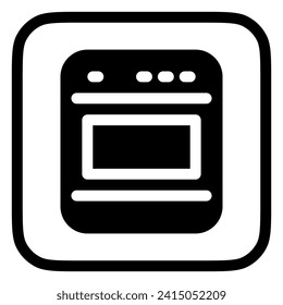 Editable oven vector icon. Bakery, cooking, appliances, kitchenware, food. Part of a big icon set family. Perfect for web and app interfaces, presentations, infographics, etc