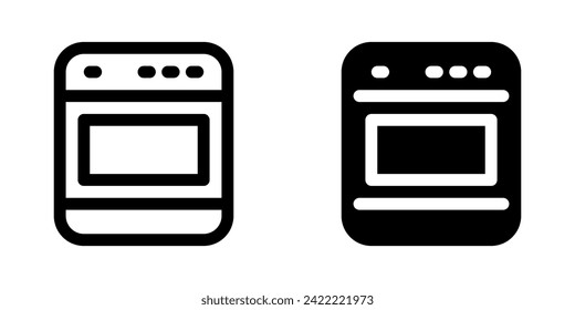 Editable oven vector icon. Bakery, cooking, appliances, kitchenware, food. Part of a big icon set family. Perfect for web and app interfaces, presentations, infographics, etc