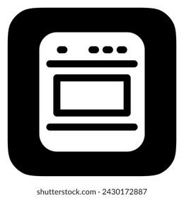 Editable oven vector icon. Bakery, cooking, appliances, kitchenware, food. Part of a big icon set family. Perfect for web and app interfaces, presentations, infographics, etc