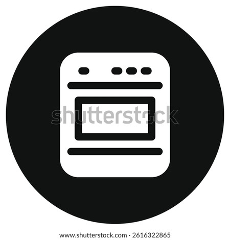 Editable oven vector icon. Bakery, cooking, appliances, kitchenware, food. Part of a big icon set family. Perfect for web and app interfaces, presentations, infographics, etc