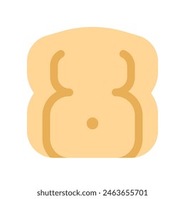 Bearbeitbares Symbol für übergewichtige Vektorgrafik. Teil einer großen Icon-Set-Familie. Ideal für Web- und App-Interfaces, Präsentationen, Infografiken usw