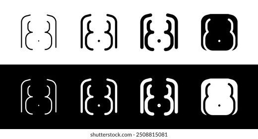 Editable overweight body vector icon. Part of a big icon set family. Perfect for web and app interfaces, presentations, infographics, etc