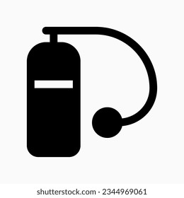Editable oxygen tank vector icon. Part of a big icon set family. Perfect for web and app interfaces, presentations, infographics, etc