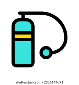 Editable oxygen tank vector icon. Part of a big icon set family. Perfect for web and app interfaces, presentations, infographics, etc