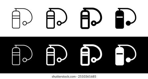 Editable oxygen tank vector icon. Part of a big icon set family. Perfect for web and app interfaces, presentations, infographics, etc