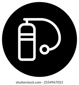 Editable oxygen tank vector icon. Part of a big icon set family. Perfect for web and app interfaces, presentations, infographics, etc