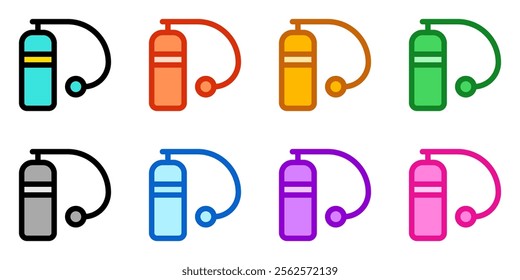 Editable oxygen tank vector icon. Part of a big icon set family. Perfect for web and app interfaces, presentations, infographics, etc