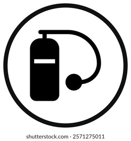 Editable oxygen tank vector icon. Part of a big icon set family. Perfect for web and app interfaces, presentations, infographics, etc