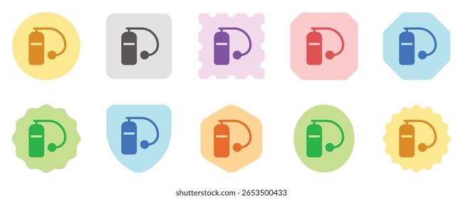 Editable oxygen tank vector icon. Part of a big icon set family. Perfect for web and app interfaces, presentations, infographics, etc