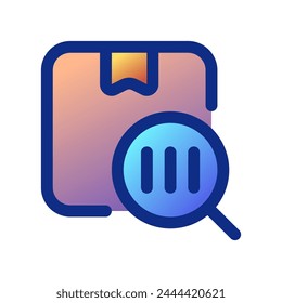 Editable package barcode scanner vector icon. Shipping, delivery, e-commerce, logistics. Part of a big icon set family. Perfect for web and app interfaces, presentations, infographics, etc