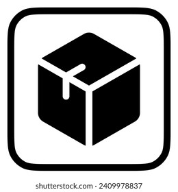 Editable package box vector icon. Part of a big icon set family. Perfect for web and app interfaces, presentations, infographics, etc