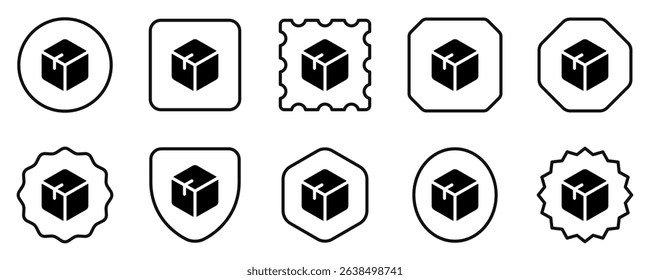 Editable package box vector icon. Part of a big icon set family. Perfect for web and app interfaces, presentations, infographics, etc