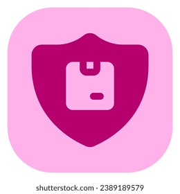 Editable package protection, insurance vector icon. Shipping, delivery, e-commerce, logistics. Part of a big icon set family. Perfect for web and app interfaces, presentations, infographics, etc