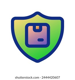 Editable package protection, insurance vector icon. Shipping, delivery, e-commerce, logistics. Part of a big icon set family. Perfect for web and app interfaces, presentations, infographics, etc